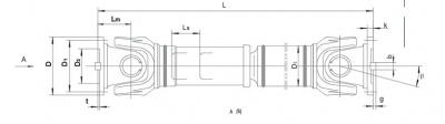 加格達奇SWC-CH型長伸縮焊接式萬向聯軸器